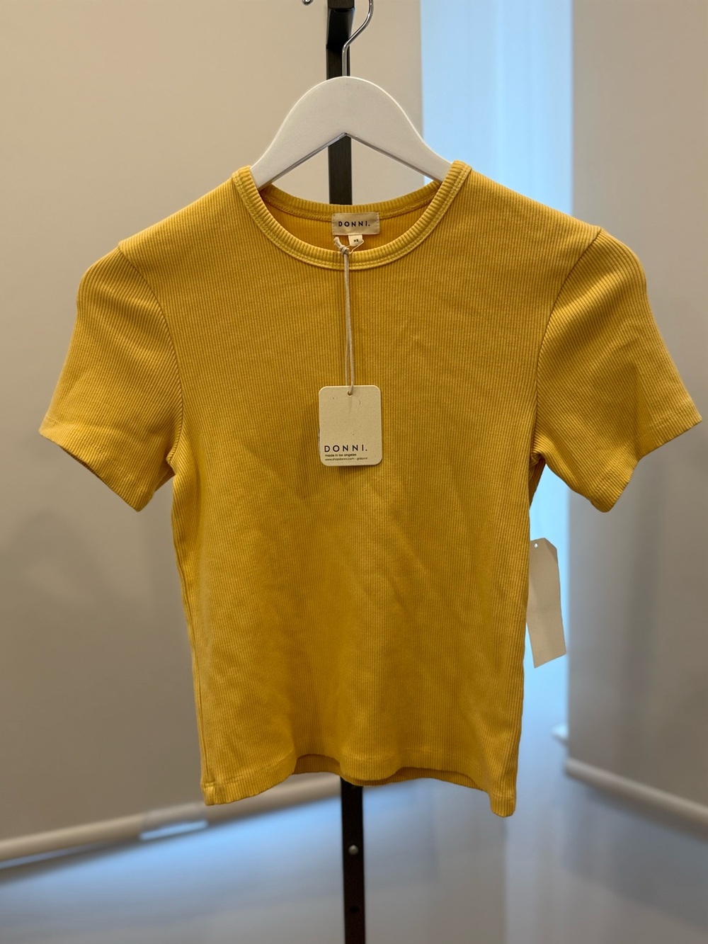 DONNI. Rib Tee - Sunny